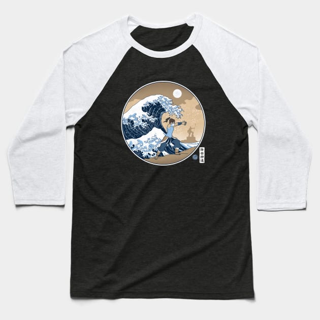 The Great Wave of Republic City Baseball T-Shirt by adho1982